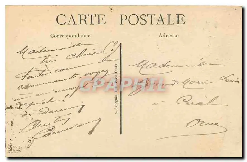 Paris — La Madeleine — A.P. n°269 - Verso