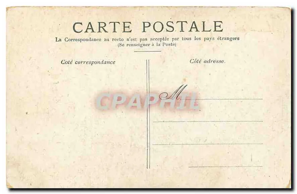 Paris — A Cour do Carrousel — editor não visível - Verso