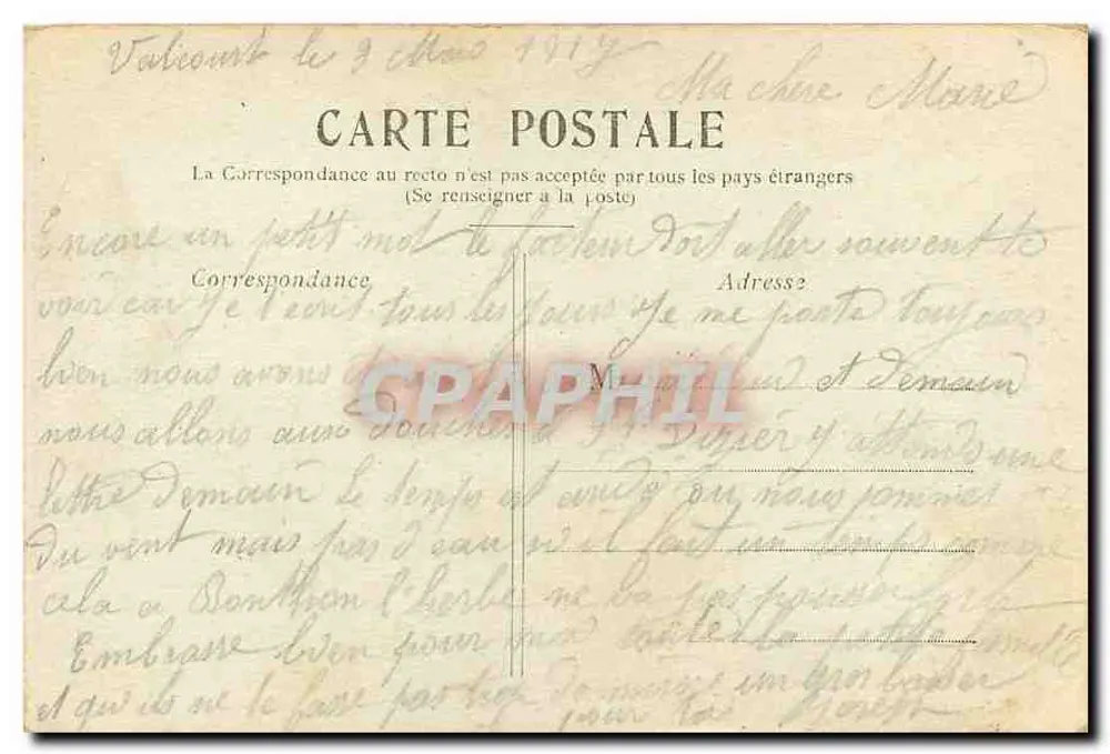 PARIS — Le Tombeau de Napoléon aux Invalides. - Verso