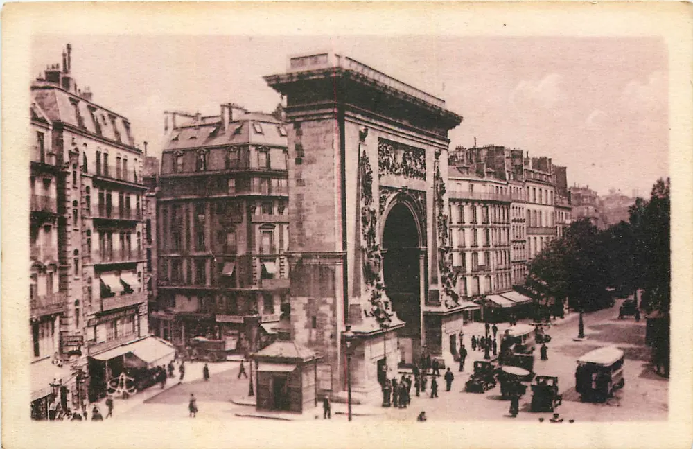 Arco del Triunfo — vista de la plaza de la Concordia — Edición La Forie St-Denis, n° 226 - Anverso