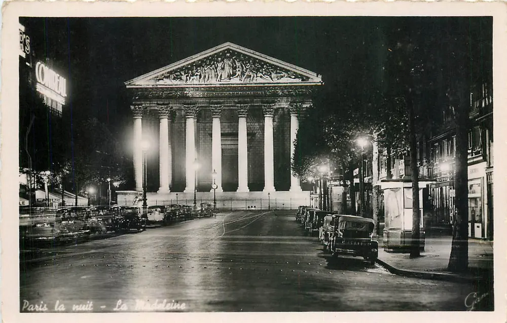 Paris à noite - La Madeleine — n° 3969 - Frente