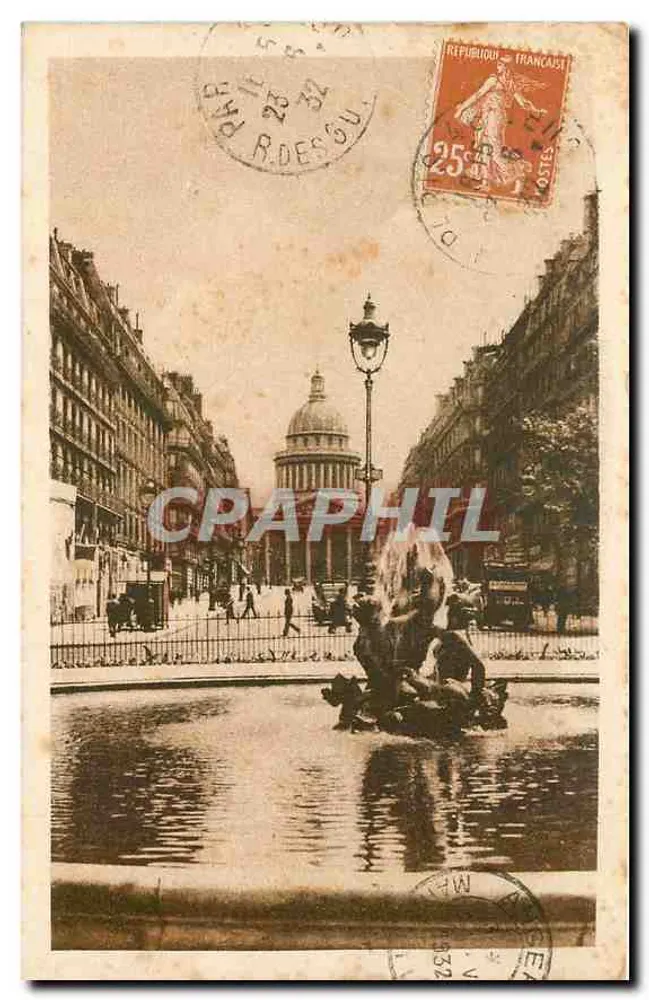 Le Panthéon et la Rue Soufflot — Paris — Fumagalli - Recto