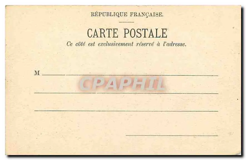 Paris, la grille d'entrée de l'Hôtel des Invalides — éditeur non visible, n° de série 15 - Verso
