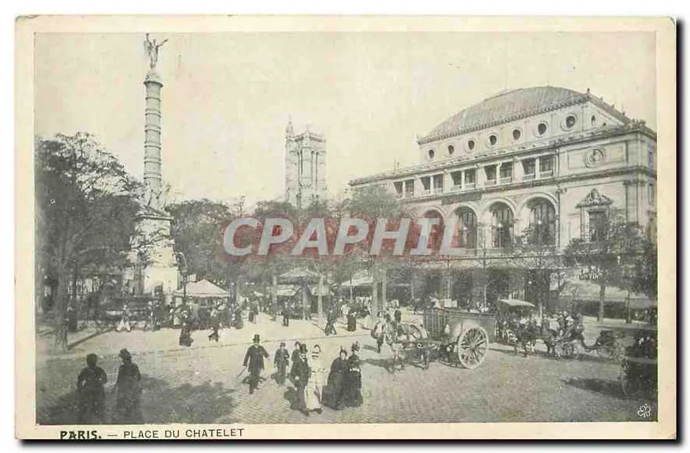 Paris — Praça do Châtelet - Frente