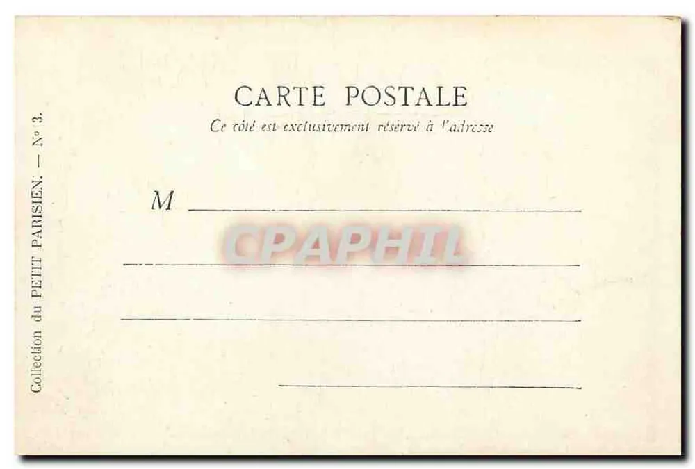 Paris — O Monumento de Étienne Dolet — Coleção do Petit Parisien, N° 3 - Verso