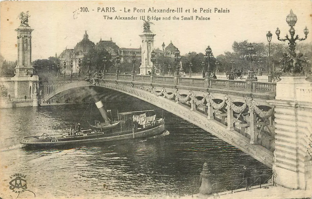 Paris - Le Pont Alexandre-III et le Petit Palais — L'ARGELLE, n°200 - Recto