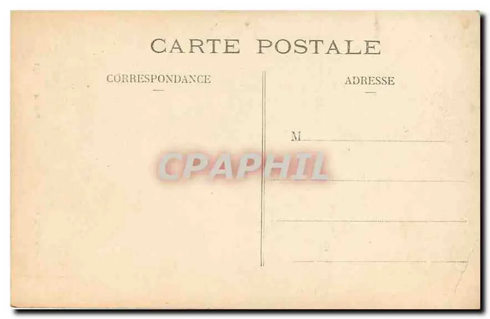 Paris — O Panteão — Editor G.1 - Verso
