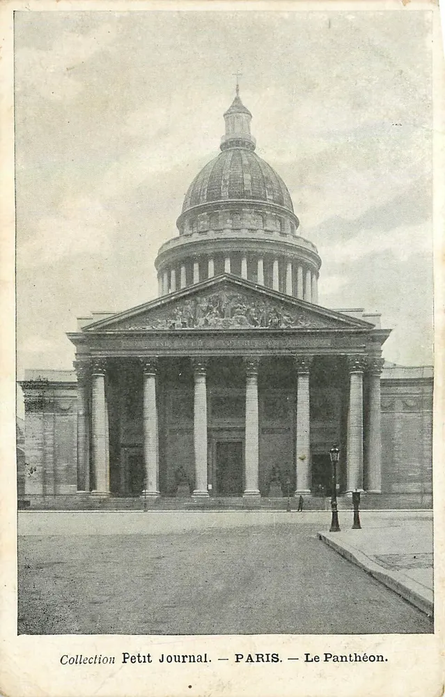 Paris — A Vista do Panthéon — Coleção Petit Journal - Frente