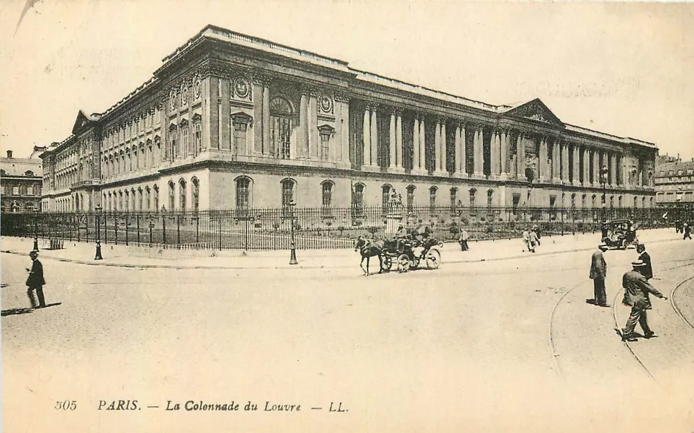 Parijs — De Colonnade van het Louvre — LL. n° 305 - Voorkant