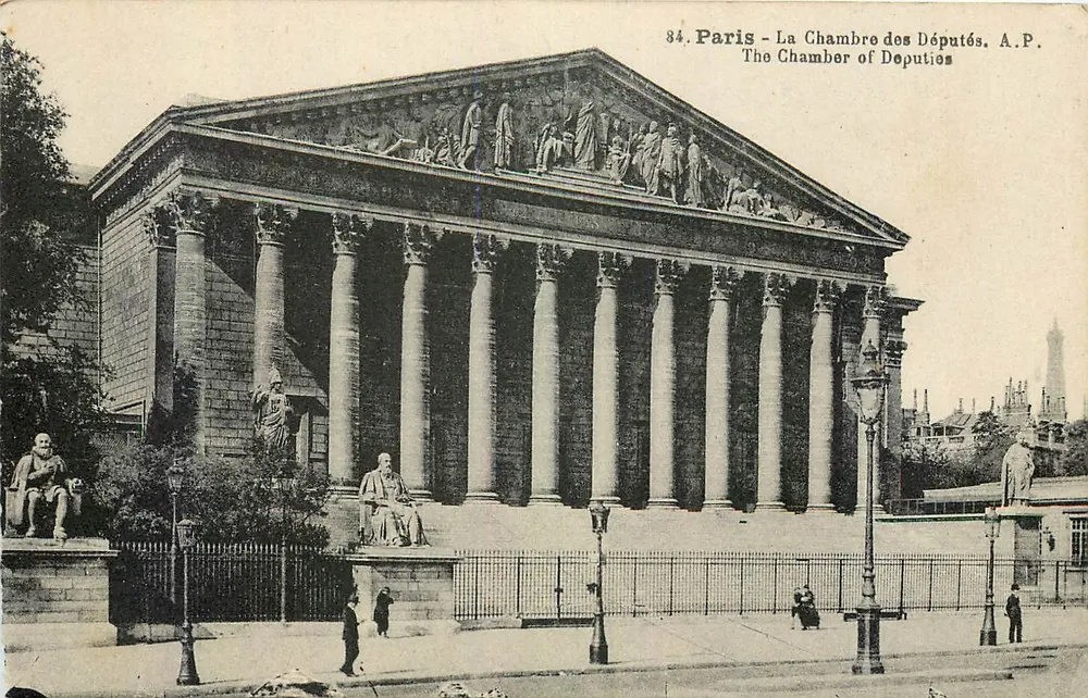 Paris - A Câmara dos Deputados — A.P. — n° 34 - Frente