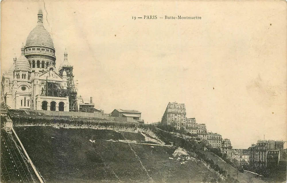 Sagrado Coração de Montmartre — Paris — editor desconhecido, n°19 - Frente