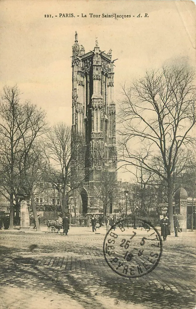 Paris - Torre Saint-Jacques - A. R. - n°127 - Frente