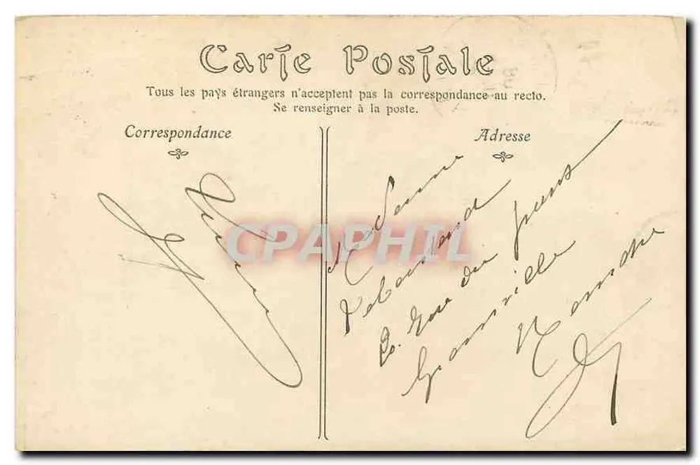 PARIS. — Le Parc des Buttes-Chaumont — Éditeur non visible, n° de série non lisible - Verso