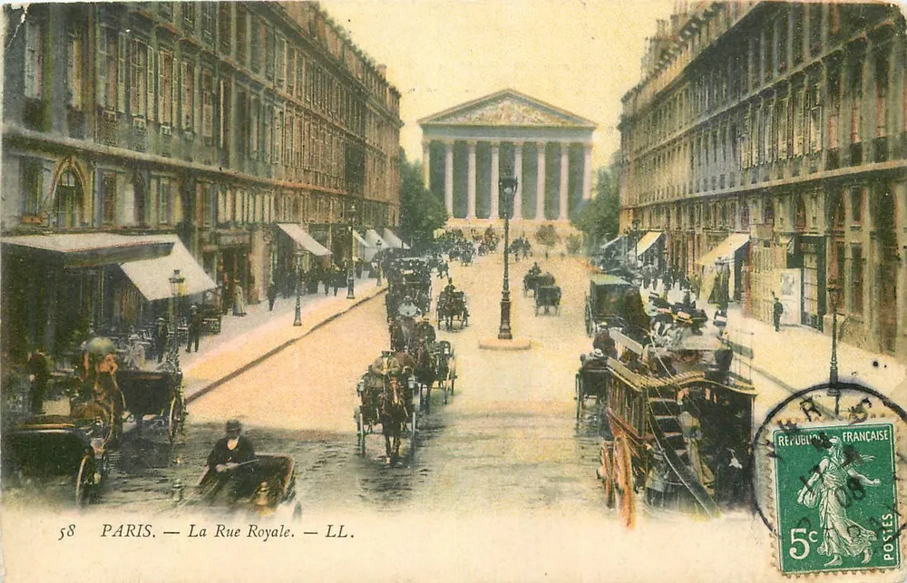 PARIS — A Rue Royale — LL. — n°58 - Frente