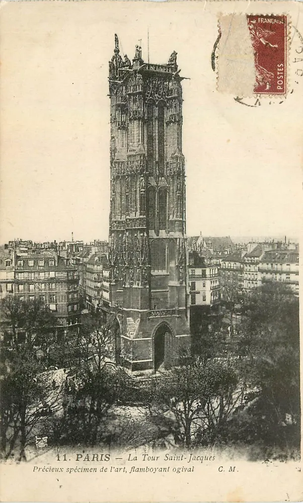 PARIS — A Torre Saint-Jacques — C. M. - Frente