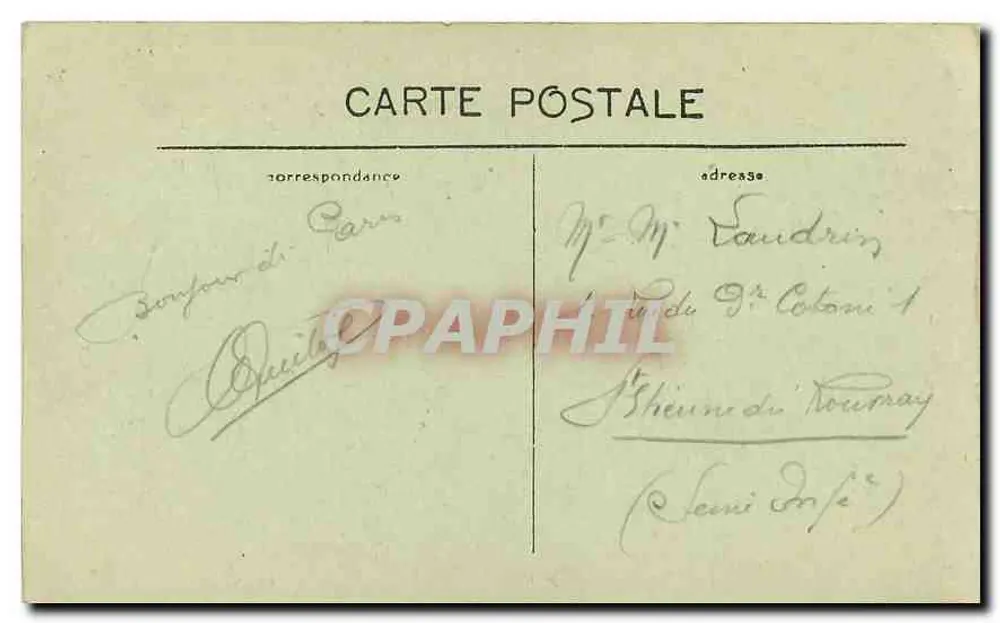 PARIS — A Torre Saint-Jacques — C. M. - Verso