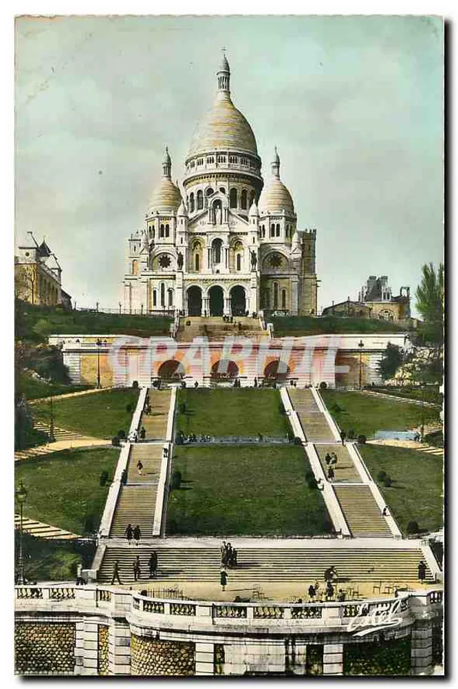 Basílica do Sagrado Coração — Paris — editada por LUXE & LÉCOUBRE - Frente