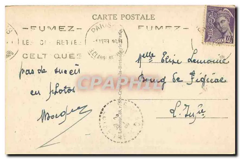 Paris — Grand Palais — The Great Palace — 25. — Editor J. T. - Verso