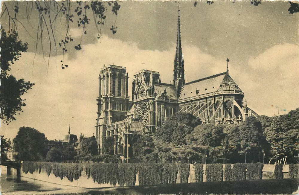 Notre-Dame de Paris — Die Apsis der Kathedrale — Guy - Vorderseite