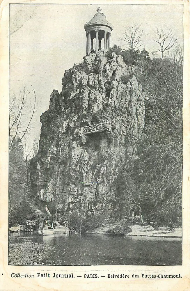 Belvédère der Buttes-Chaumont — Paris — Sammlung Petit Journal - Vorderseite