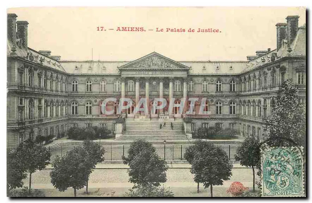 Amiens — O Palácio de Justiça — Graphil - Frente