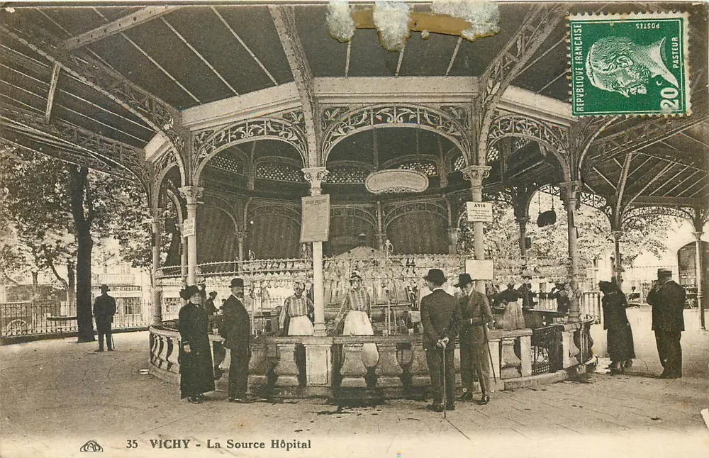 Vichy - Źródło Szpitalne — wydawca CPAPHIL, nr 35 - Awers