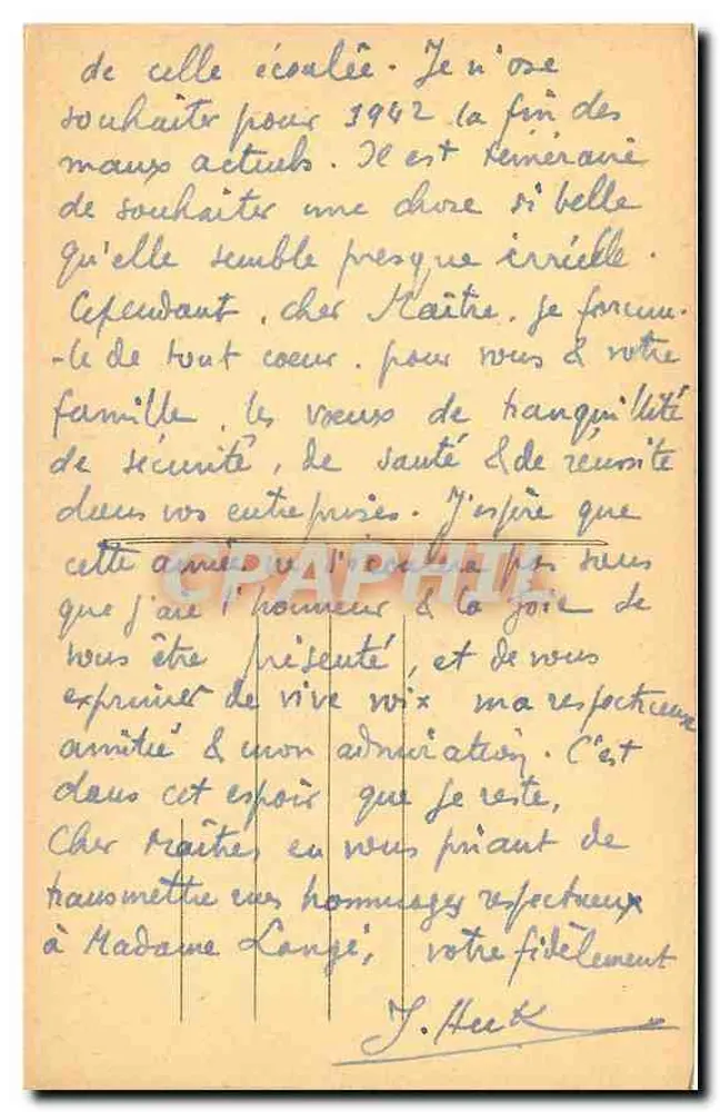 Angers — O Hotel de Pincé — Editor: N° 38 - Verso