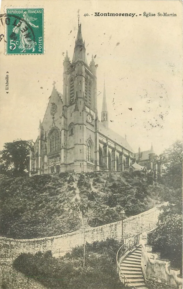 Montmorency - Igreja de São Martinho — L'Abellie, n°40 - Frente