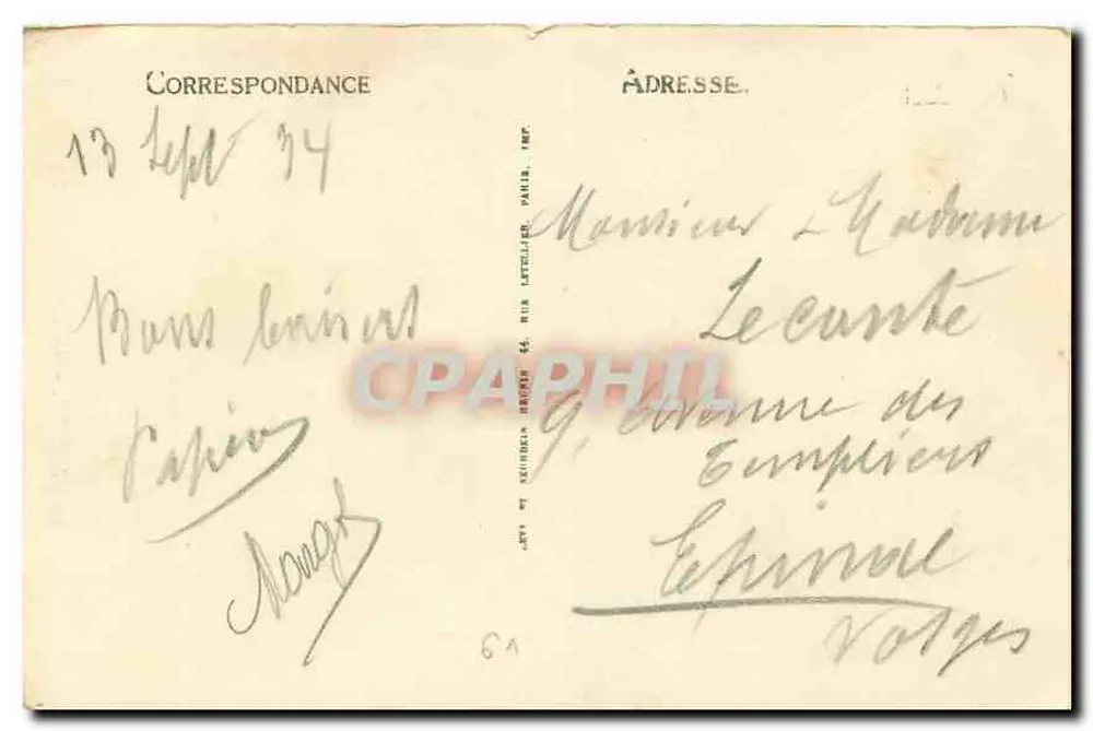Amiens — A Catedral — LL. - Verso