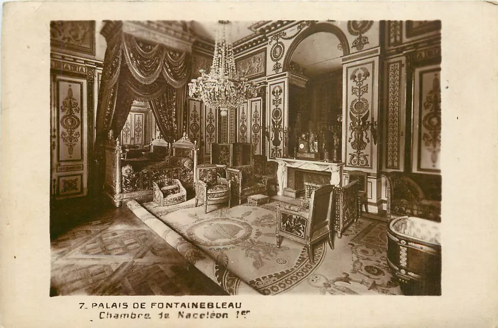 Palais de Fontainebleau — Chambre de Napoléon Ier — Édition des Musées Nationaux - Recto