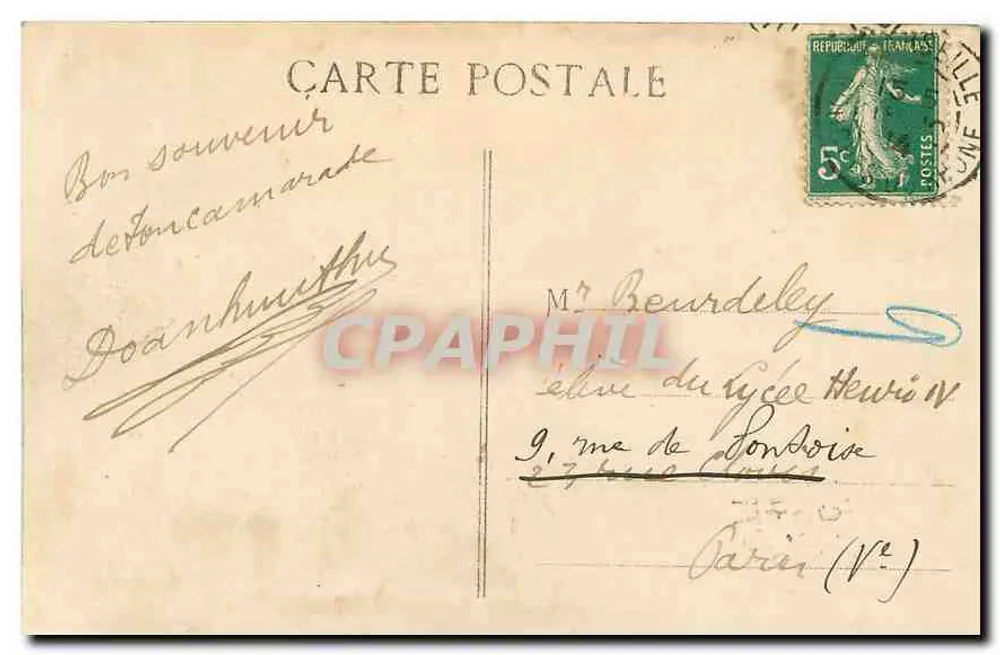 Marseille — Nossa Senhora da Guarda — PB. — n°47 - Verso