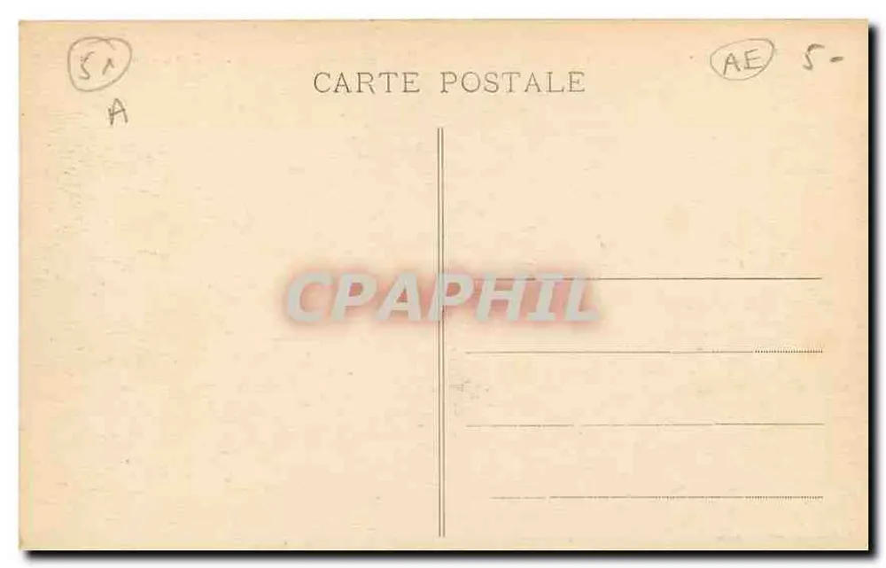 Reims - O Teatro — V. Thoillier, editor, Reims, n° 108 - Verso
