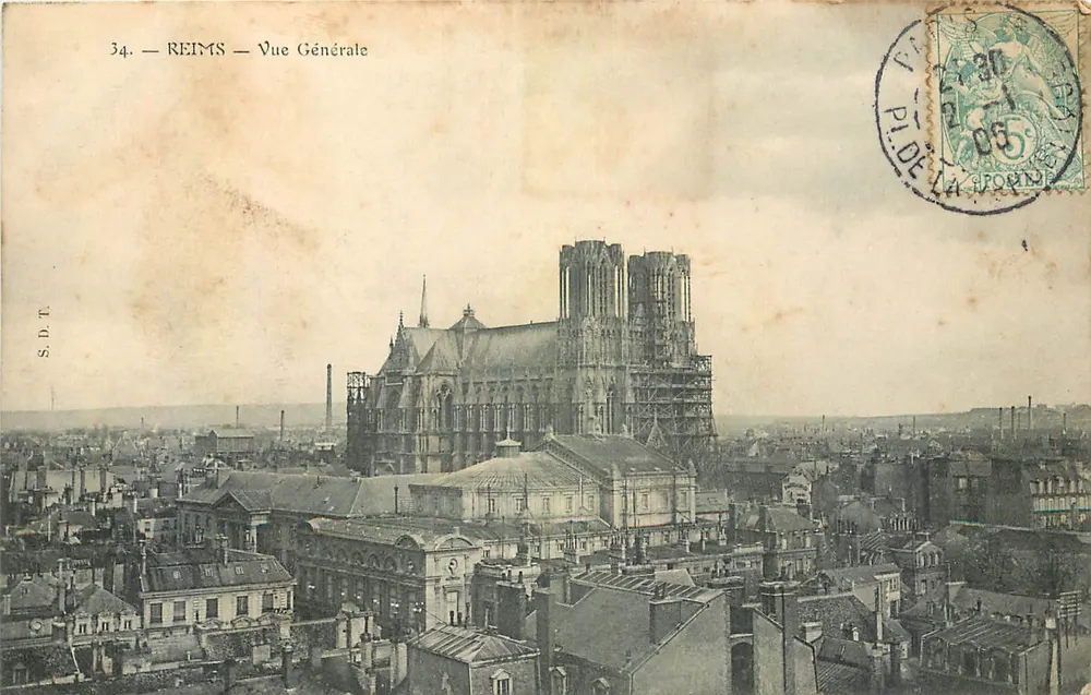 Reims — Vista Geral — S.D.T. n°34 - Frente
