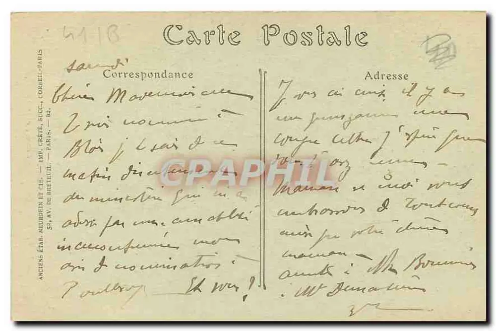 BLOIS — Les Degrés Denis-Papin — NDHOT - Verso
