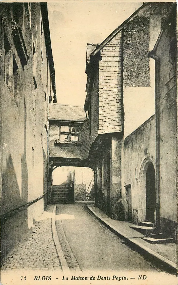 Blois — A Casa de Denis Papin — ND - Frente