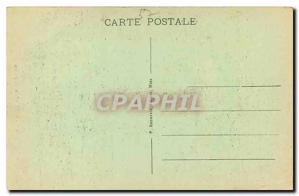 Porta Serpenoise — Metz — editor P. Ronnevie, n° 117 - Verso