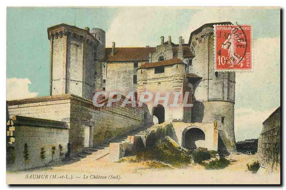 Saumur (M.-et-L.) — O Castelo (Sul). - Frente