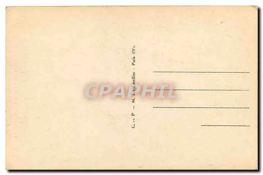 Das Thermalbad-Galerie der Bäder — Bourbon-l'Archambault — LL.77 - Rückseite