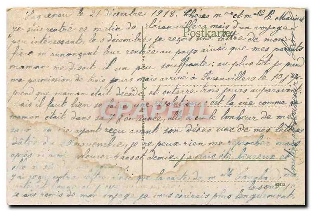 Strasbourg, Hauptbahnhof — vista panorâmica — editor não identificado - Verso