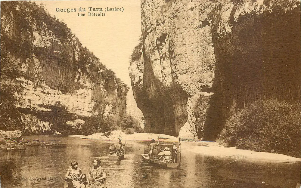 Gorges van de Tarn (Lozère) — De Detti — Uitgave van Hotel de Florac - Voorkant