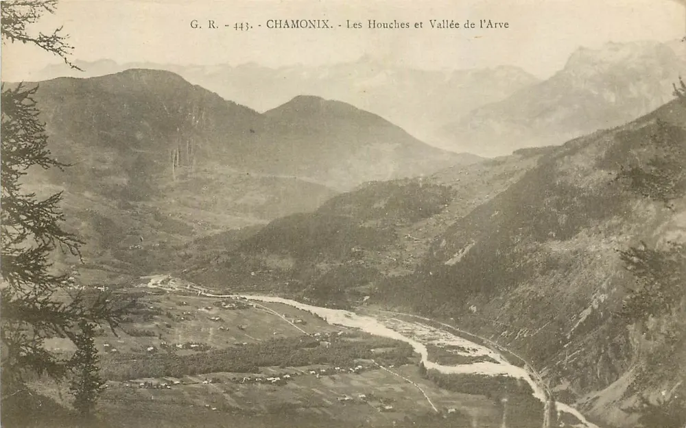 Les Houches e Vale do Arve — Chamonix — G.R. - 443 - Frente