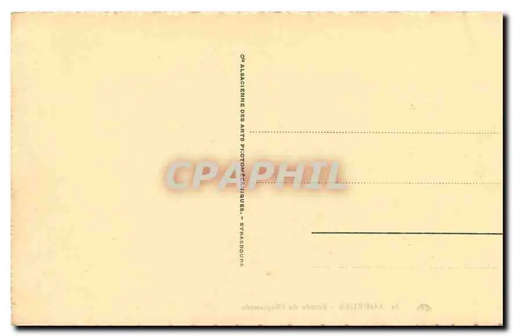 Lourdes - Entrada de l'Esplanade — editor Calasacienne des Arts Photographiques, Strasbourg, n°34 - Verso
