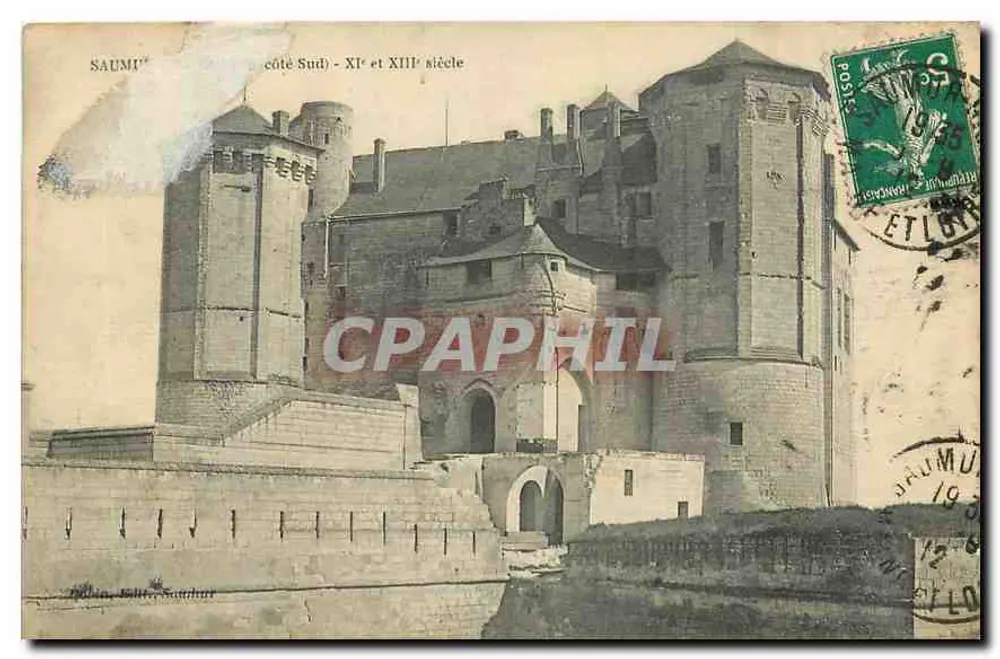 Saumur - Château (côté Sud) - XIe et XIIIe siècle — éditeur : Éditions de Saumur - Frente