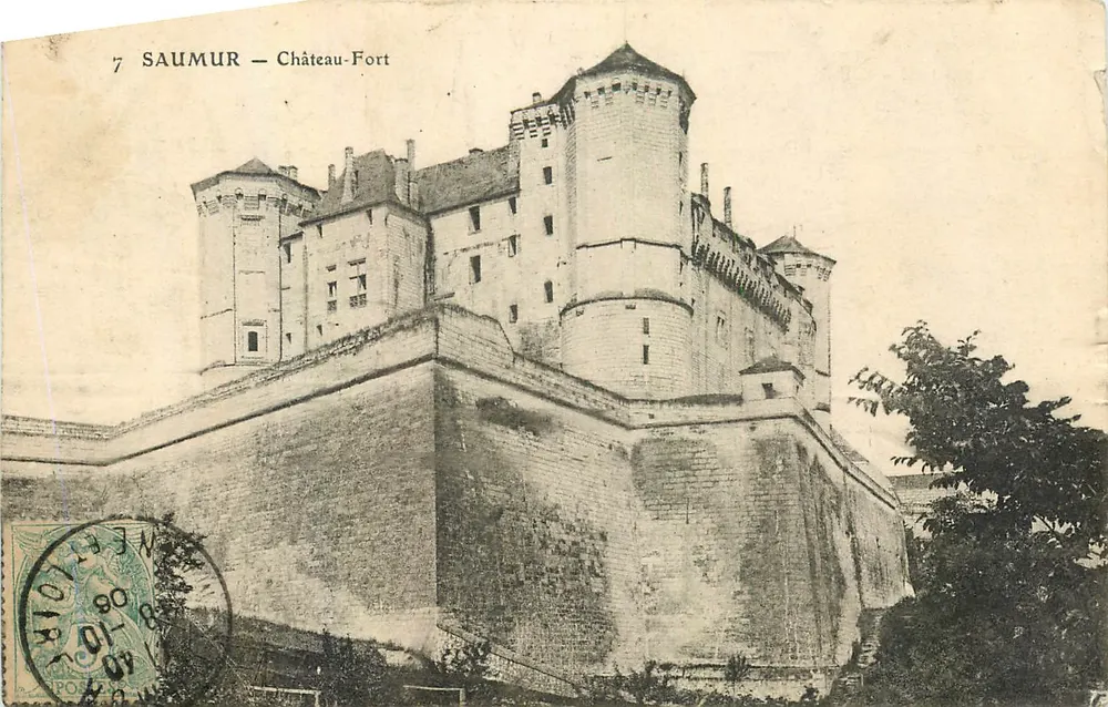 Saumur — Castelo-Forte — editor desconhecido, n°7 - Frente