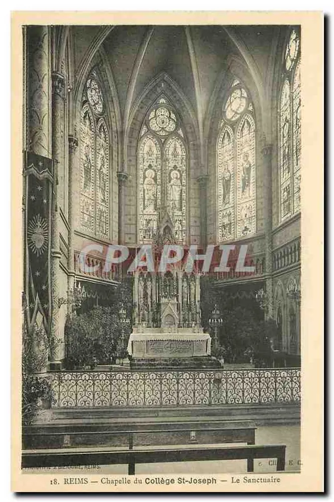 Reims — Kapelle des St-Joseph-Kollegs — Das Heiligtum - Vorderseite