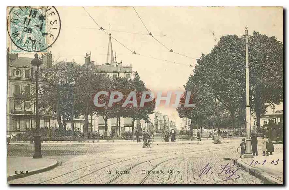 Reims — Esplanade Gares — E.N.B. n°42 - Frente