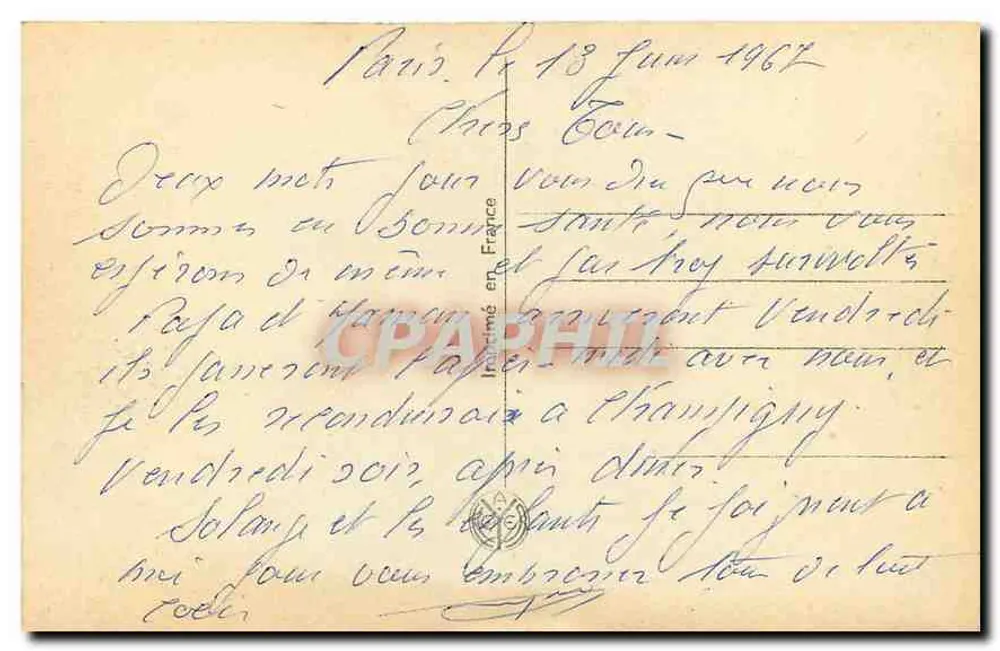 París - El Ayuntamiento — Fenaille & Desprez, n°182 - Reverso