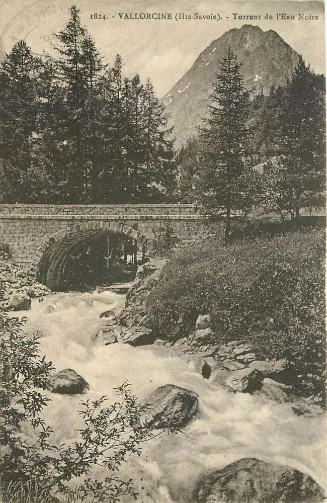 Vallorcine (Haute-Savoie) — Torrent de l'Eau Noire — L. Fauraz, Verlag - Vorderseite