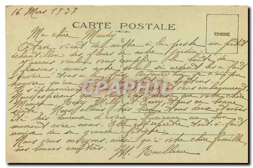 Hyères — N.-D. de Consolação — Chegada ao Ermitório pelo Velho Caminho — Cliché Giraud & Toulon - Verso