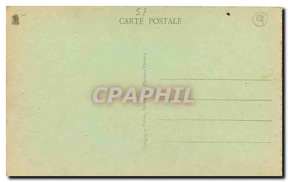 Epernay (Marne) — Bords de Marne und Turm der Champagne Union — Verlag G. B. - Rückseite